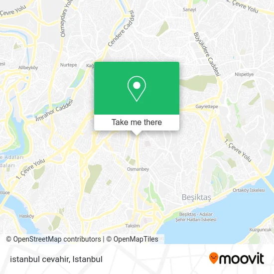 istanbul cevahir map