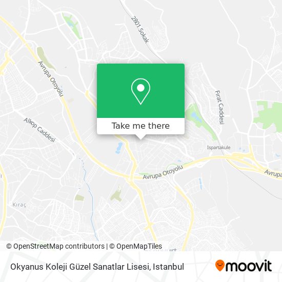 Okyanus Koleji Güzel Sanatlar Lisesi map