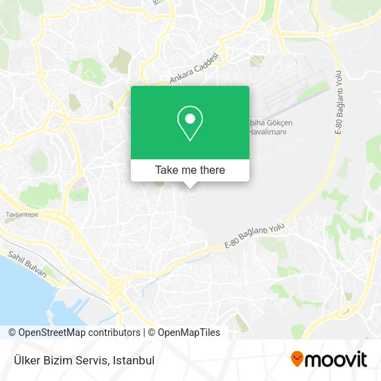 Ülker Bizim Servis map