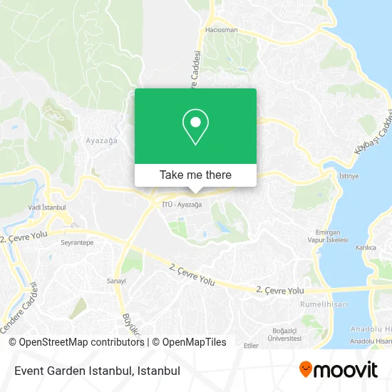 Event Garden Istanbul map