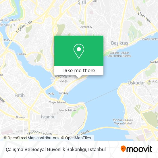Çalışma Ve Sosyal Güvenlik Bakanlığı map