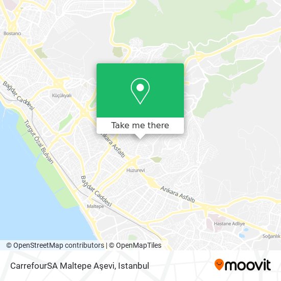 CarrefourSA Maltepe Aşevi map