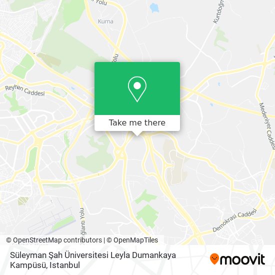 Süleyman Şah Üniversitesi Leyla Dumankaya Kampüsü map