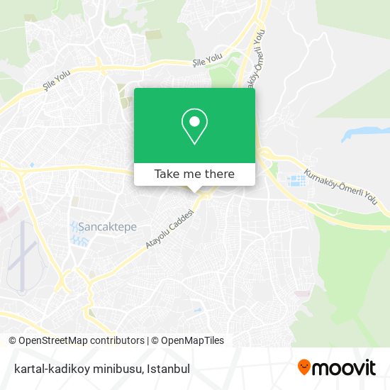 kartal-kadikoy minibusu map
