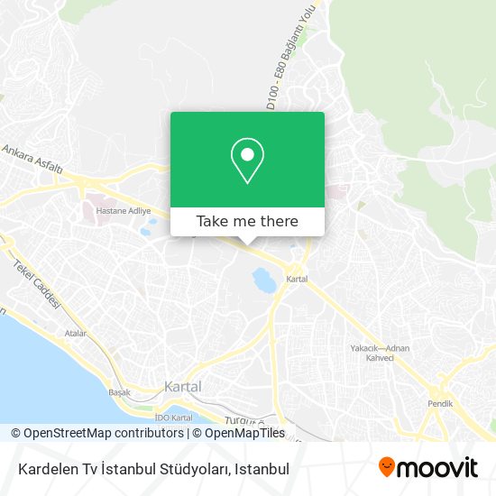 Kardelen Tv İstanbul Stüdyoları map