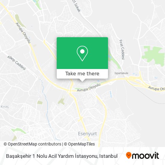 Başakşehir 1 Nolu Acil Yardım İstasyonu map