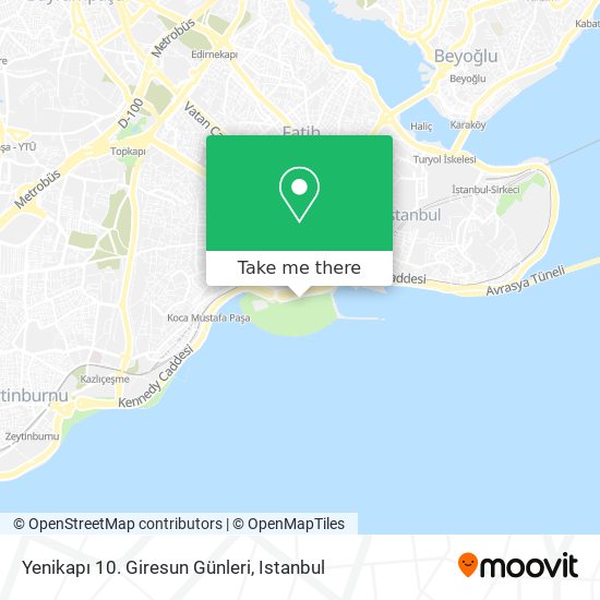 Yenikapı 10. Giresun Günleri map