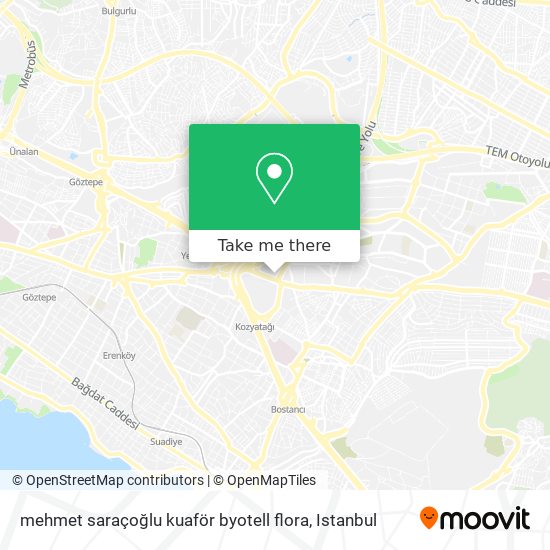 mehmet saraçoğlu kuaför byotell flora map