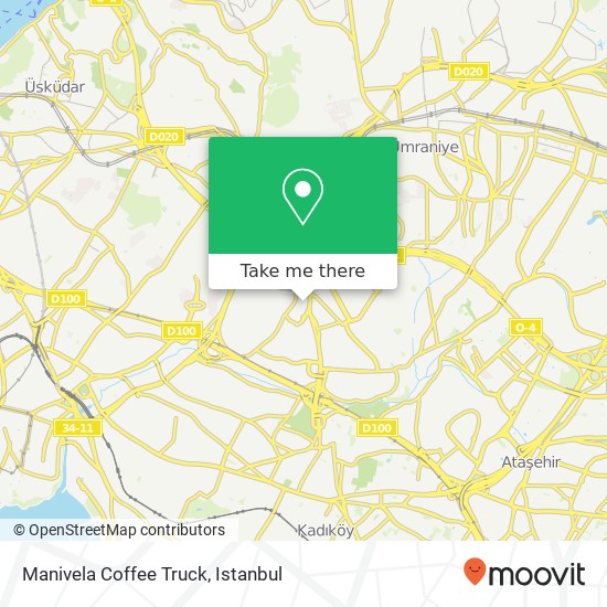 Manivela Coffee Truck map