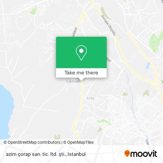 azim çorap san. tic. ltd. şti. map