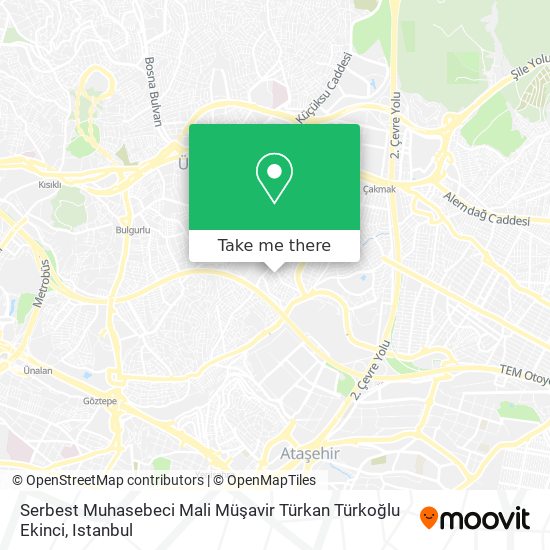 Serbest Muhasebeci Mali Müşavir Türkan Türkoğlu Ekinci map