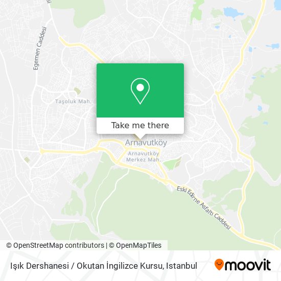 Işık Dershanesi / Okutan İngilizce Kursu map