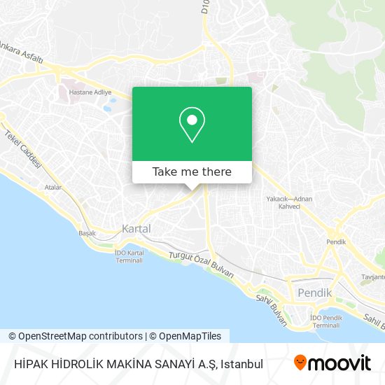 HİPAK HİDROLİK MAKİNA SANAYİ A.Ş map