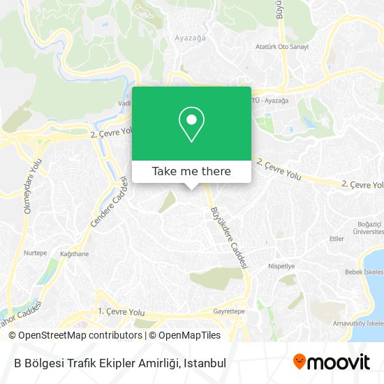 B Bölgesi Trafik Ekipler Amirliği map