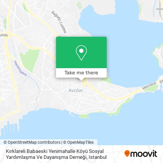 Kırklareli Babaeski Yenimahalle Köyü Sosyal Yardımlaşma Ve Dayanışma Derneği map