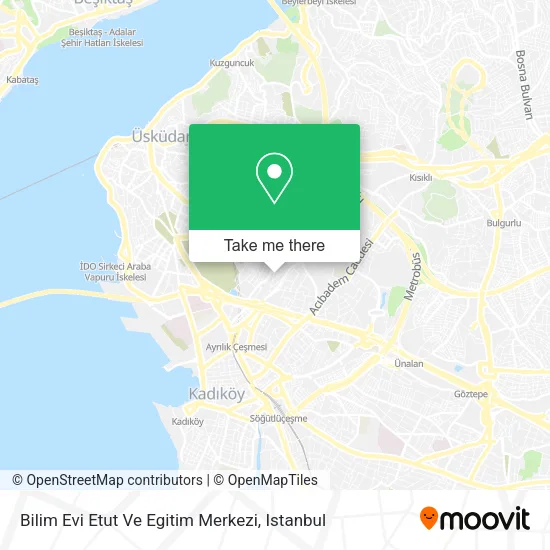 Bilim Evi Etut Ve Egitim Merkezi map