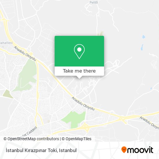 İstanbul Kırazpınar Toki map