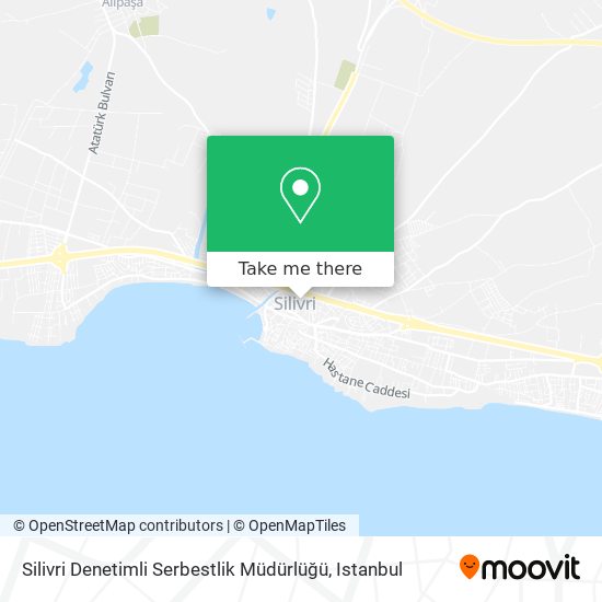 Silivri Denetimli Serbestlik Müdürlüğü map