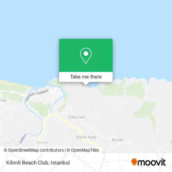 Kilimli Beach Club map