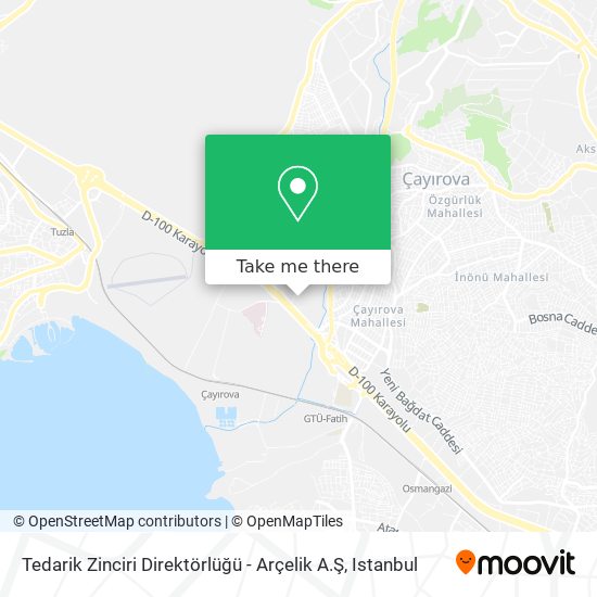 Tedarik Zinciri Direktörlüğü - Arçelik A.Ş map