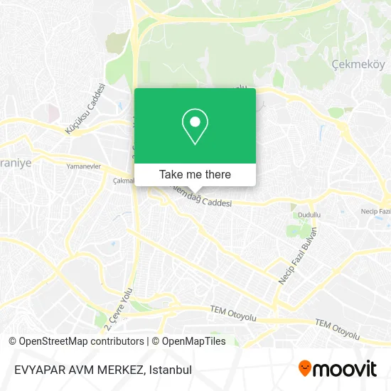 EVYAPAR AVM MERKEZ map