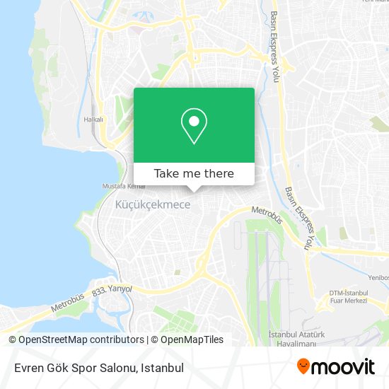 Evren Gök Spor Salonu map