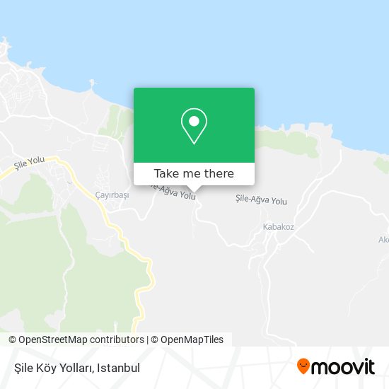 Şile Köy Yolları map