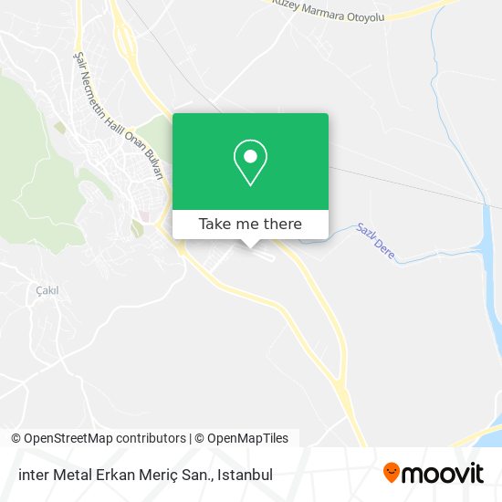 inter Metal Erkan Meriç San. map