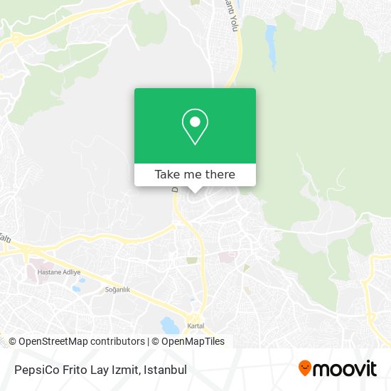 PepsiCo Frito Lay Izmit map