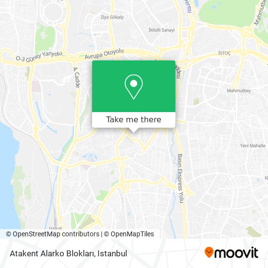 Atakent Alarko Blokları map