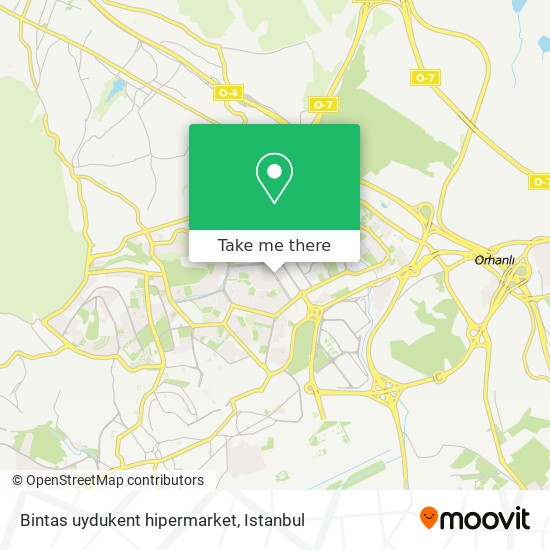 Bintas uydukent hipermarket map