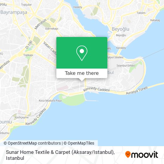 Sunar Home Textile & Carpet (Aksaray / Istanbul) map