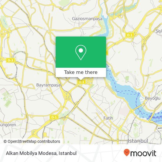 Alkan Mobilya Modesa map