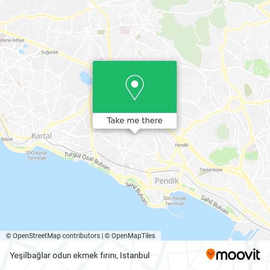 Yeşilbağlar odun ekmek fırını map