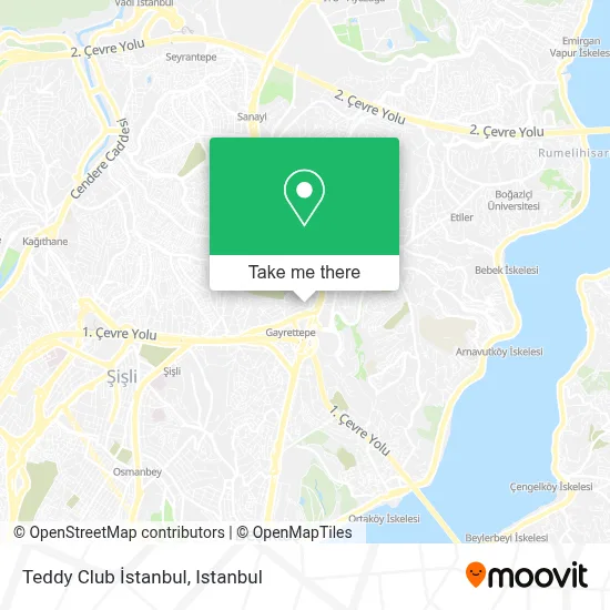 Teddy Club İstanbul map