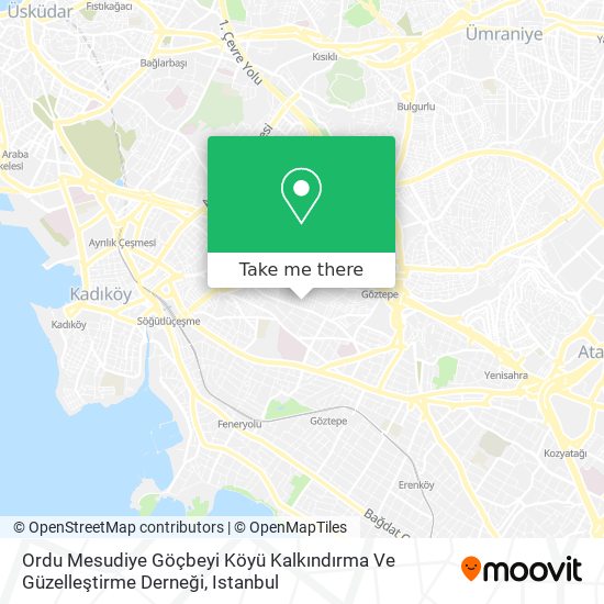 Ordu Mesudiye Göçbeyi Köyü Kalkındırma Ve Güzelleştirme Derneği map