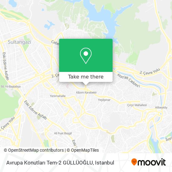 Avrupa Konutları Tem-2 GÜLLÜOĞLU map