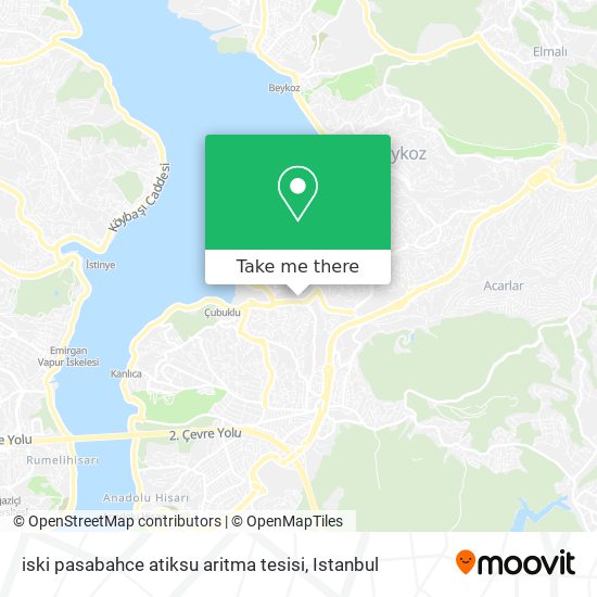 iski pasabahce atiksu aritma tesisi map