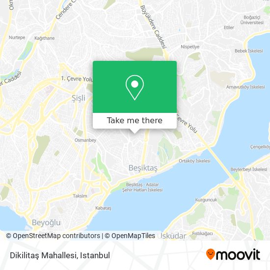 Dikilitaş Mahallesi map