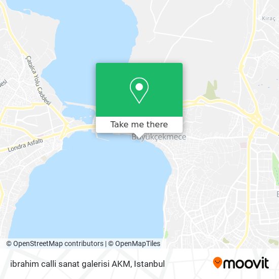 ibrahim calli sanat galerisi AKM map