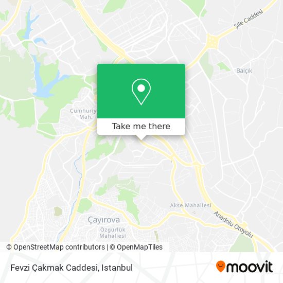Fevzi Çakmak Caddesi map