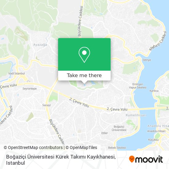 Boğaziçi Üniversitesi Kürek Takımı Kayıkhanesi map