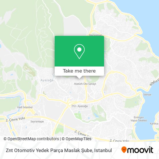 Znt Otomotiv Yedek Parça Maslak Şube map