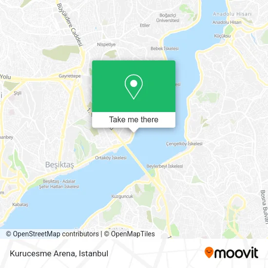 Kurucesme Arena map