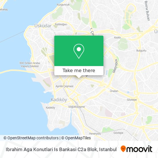 Ibrahim Aga Konutlari Is Bankasi C2a Blok map
