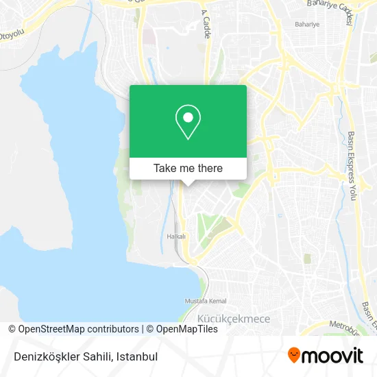 Denizköşkler Sahili map