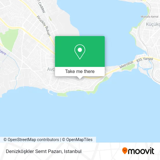 Denizköşkler Semt Pazarı map