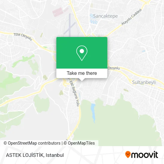 ASTEK LOJİSTİK map