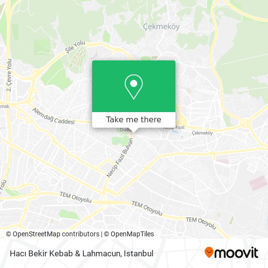Hacı Bekir Kebab & Lahmacun map
