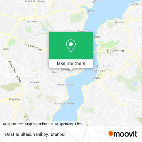 Dostlar Sitesi, Yeniköy map